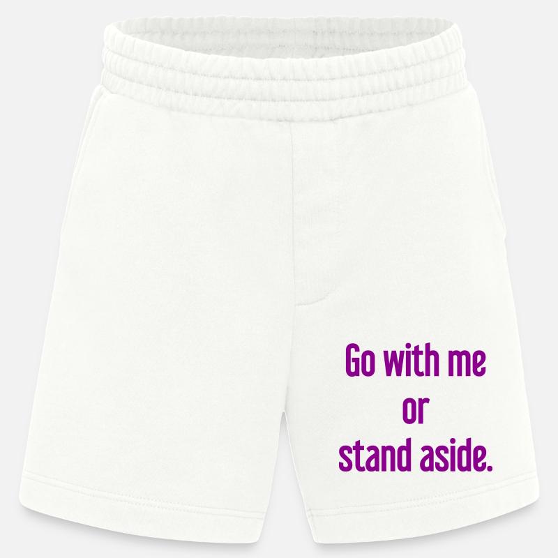 Geh mit oder beiseite - Heavyweight Shorts - made by SPREAD  - OFF WHITE