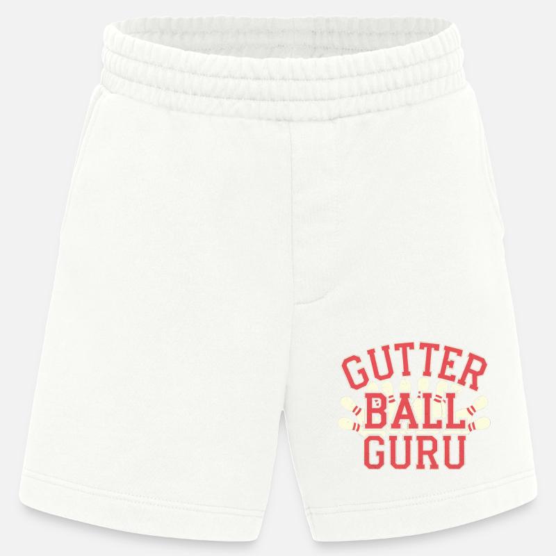 Gutter Ball Guru 14 - Heavyweight Shorts - made by SPREAD  - OFF WHITE