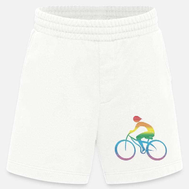 Cyclist - Heavyweight Shorts - made by SPREAD  - OFF WHITE