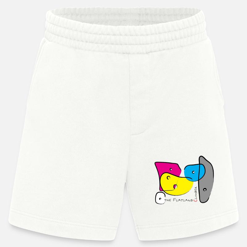 Bouldergriffe Farbe 3 - Heavyweight Shorts - made by SPREAD  - OFF WHITE