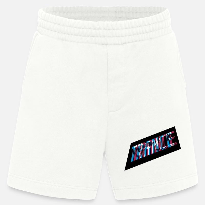 3D Effekt Trance Design - Heavyweight Shorts - made by SPREAD  - OFF WHITE