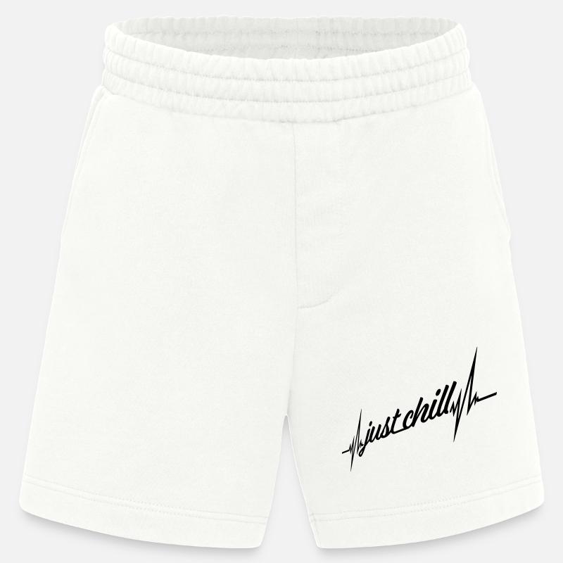 Juste Chill Frequency Pulse - Short bio épais fabriqué en UE - OFF WHITE