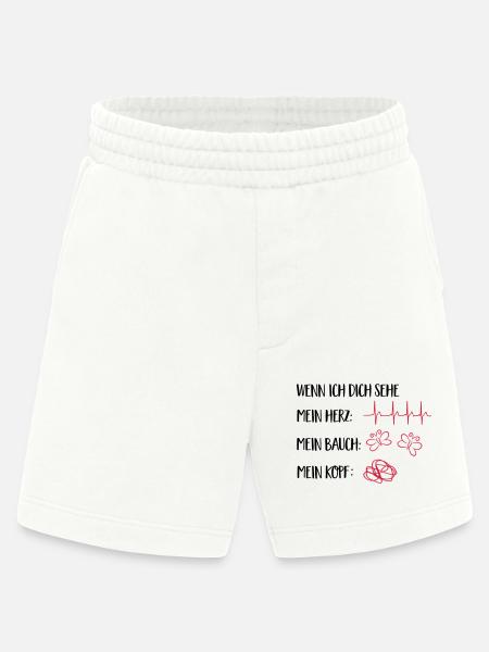 verliebt - Heavyweight Shorts - made by SPREAD - OFF WHITE