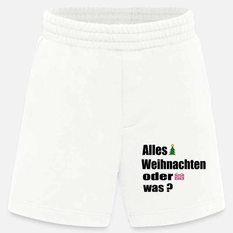 Alles Weihnachten oder was - Heavyweight Shorts - made by SPREAD  - OFF WHITE