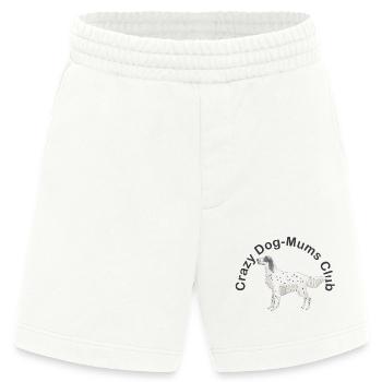 verrückter DogMums Club englischer Setter - Heavyweight Shorts - made by SPREAD  - OFF WHITE - Vorne