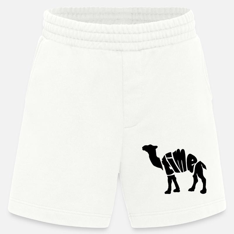Time Kamel Geschenkidee/Motiv - Heavyweight Shorts - made by SPREAD  - OFF WHITE