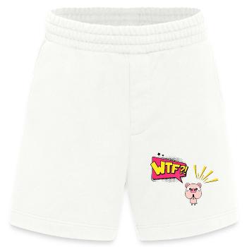 WTF Schweinchen - Heavyweight Shorts - made by SPREAD  - OFF WHITE - Vorne