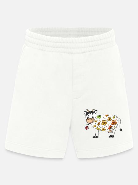Vache - Short bio épais fabriqué en UE - OFF WHITE