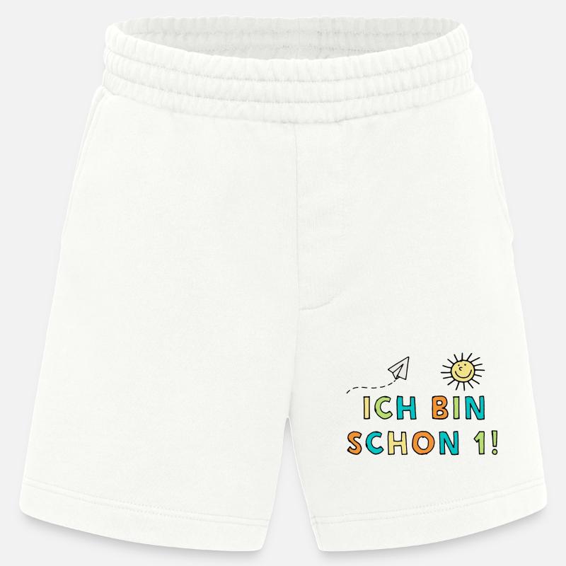 Ich bin schon eins - Heavyweight Shorts - made by SPREAD  - OFF WHITE