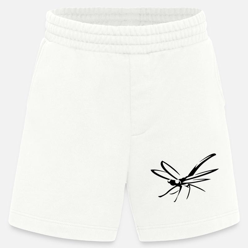 Libelle Libellen - Heavyweight Shorts - made by SPREAD - OFF WHITE