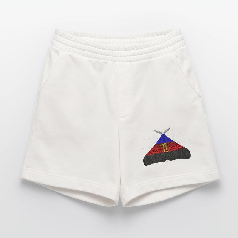 Polyamorous Pride Moth Motif A Heavyweight Shorts - made by SPREAD 