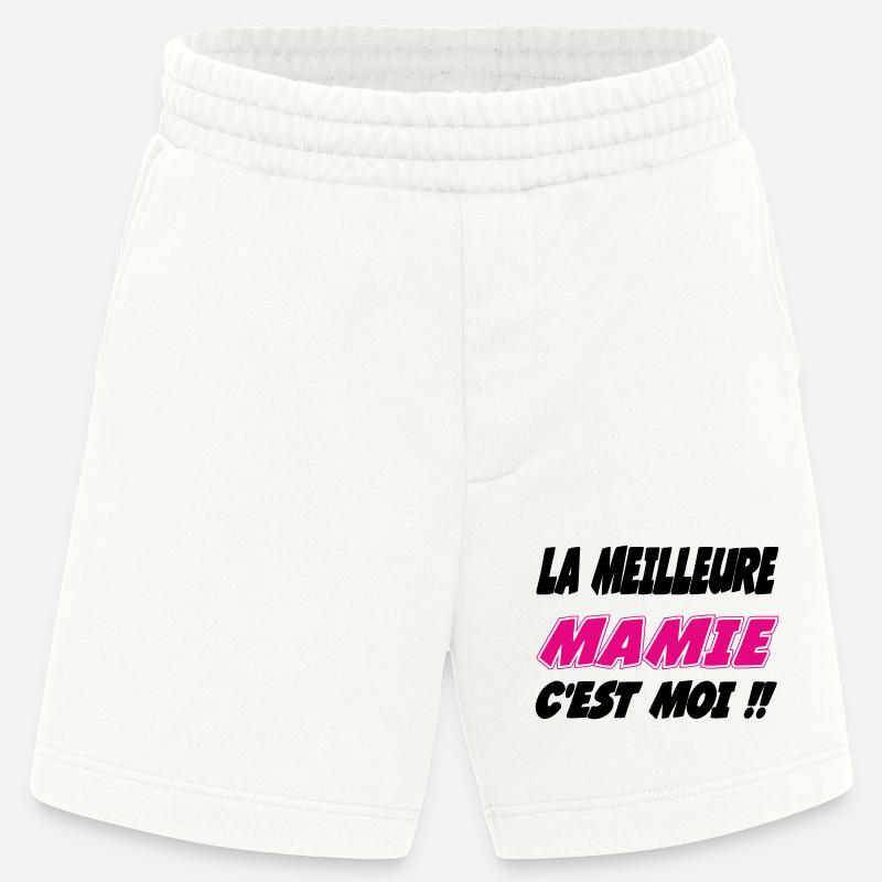 Die beste Oma bin ich - Heavyweight Shorts - made by SPREAD  - OFF WHITE