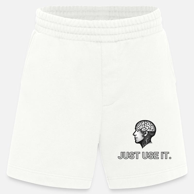 NUTZEN SIE ES EINFACH - Heavyweight Shorts - made by SPREAD - OFF WHITE