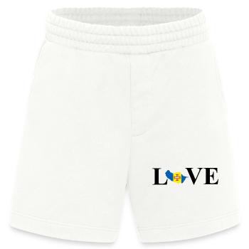 I Love Madeira - Heavyweight Shorts - made by SPREAD  - OFF WHITE - Vorne