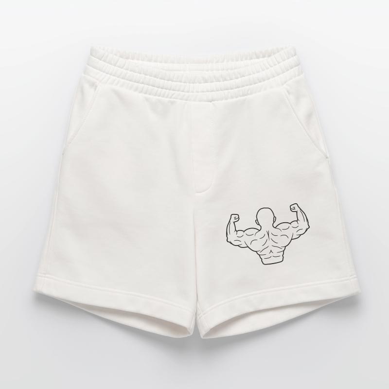Strong poor bald head Heavyweight Shorts - made by SPREAD 