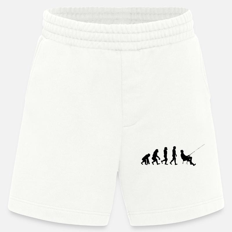 Evolution Pêcheur - Short bio épais fabriqué en UE - OFF WHITE