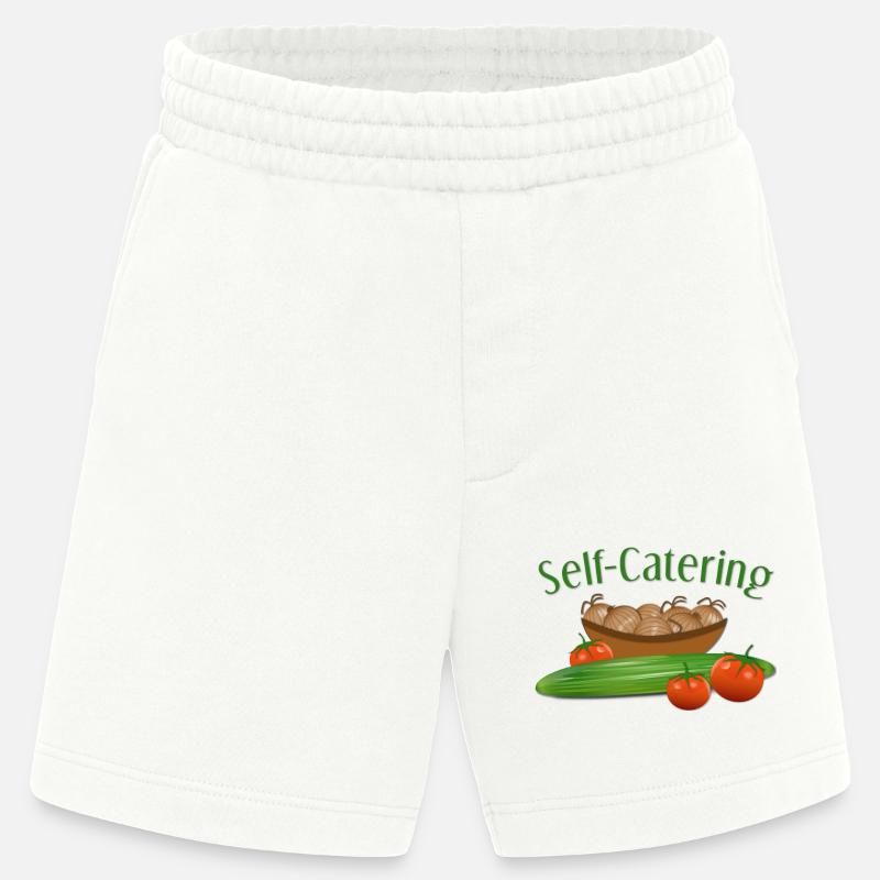 Selbstversorger Gärtner Bauer Garten - Heavyweight Shorts - made by SPREAD  - OFF WHITE