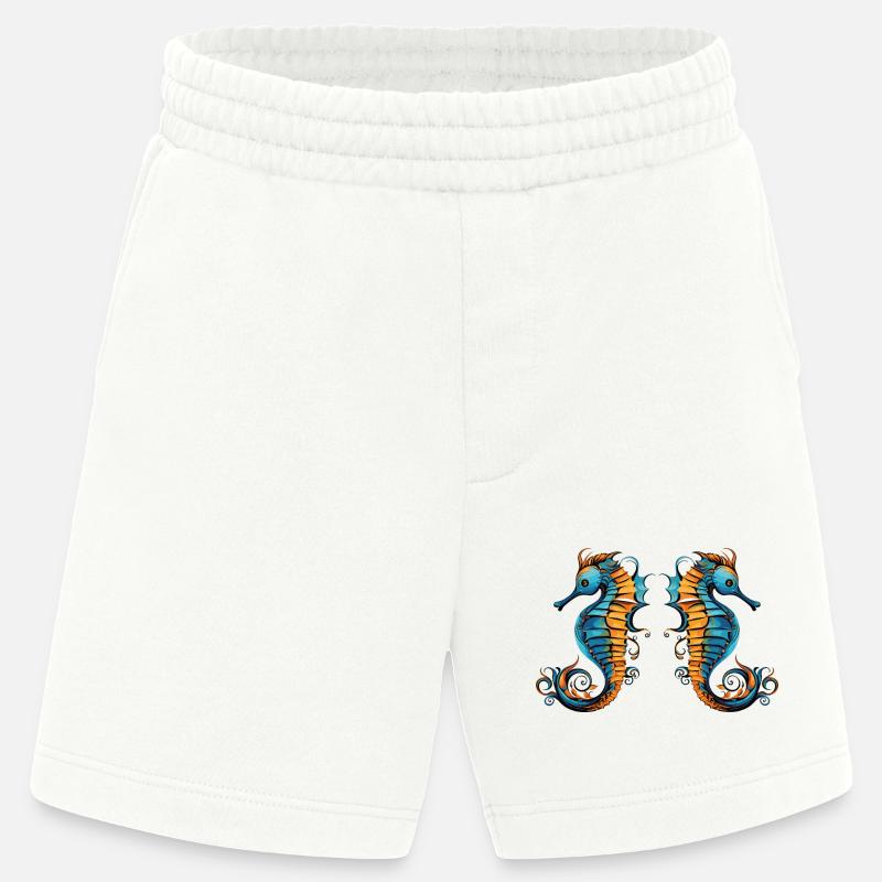 seepferdchen 2 - Heavyweight Shorts - made by SPREAD  - OFF WHITE