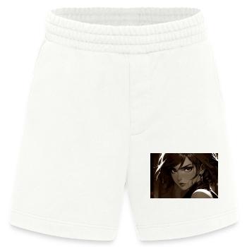 Femme Fatale im sepiafarbenen Retro-Look - Heavyweight Shorts - made by SPREAD  - OFF WHITE - Vorne