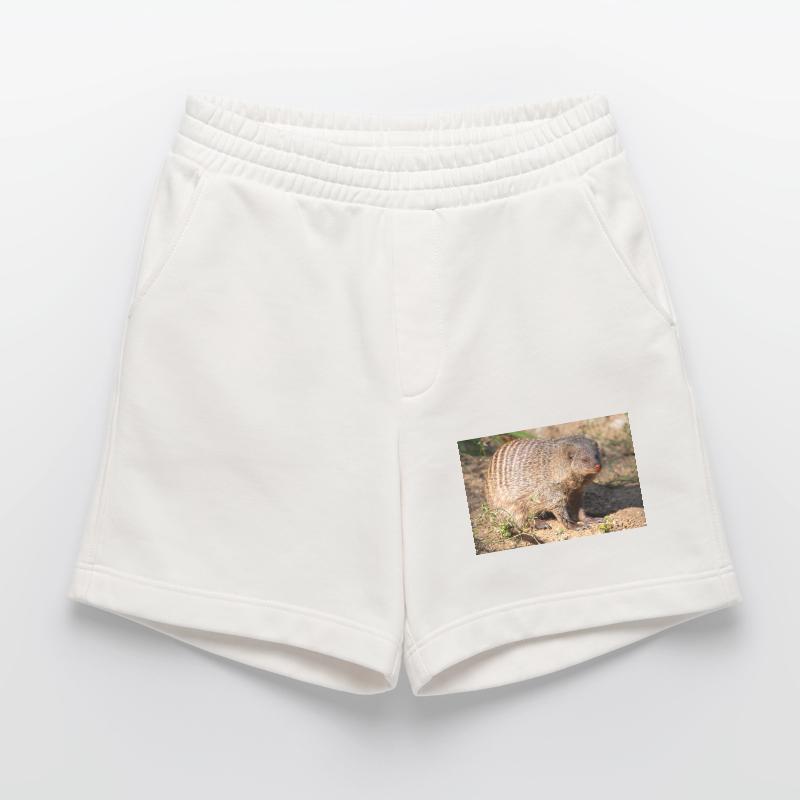 Gebänderte Manguste oder Zebramanguste Zebramanguste Heavyweight Shorts - made by SPREAD 