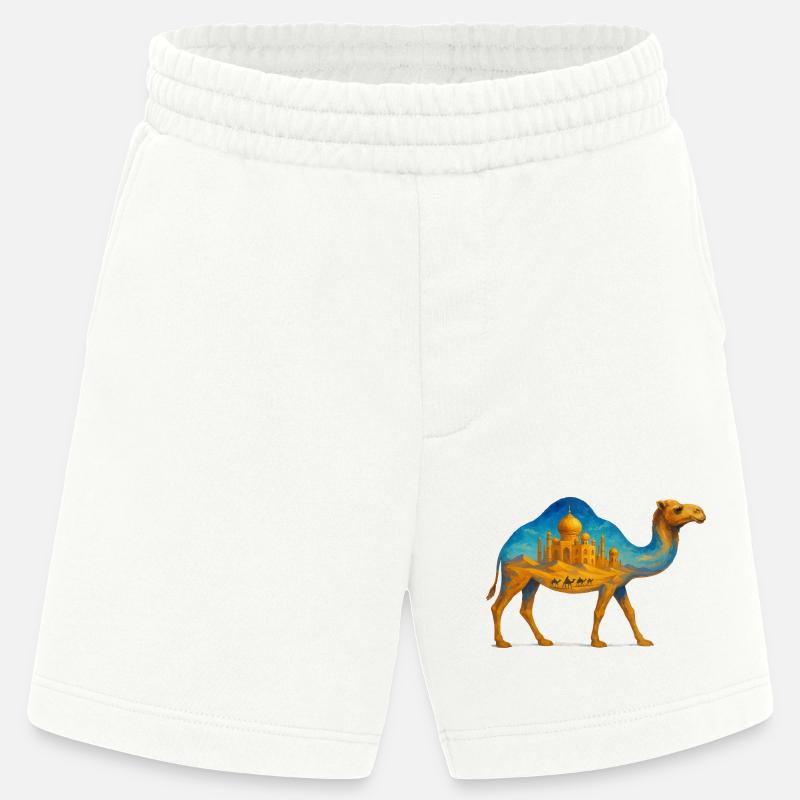 kamel wueste palast - Heavyweight Shorts - made by SPREAD  - OFF WHITE