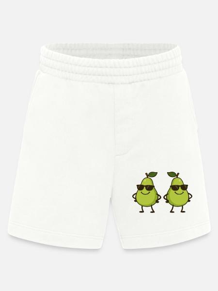 birne comic cool 2 - Heavyweight Shorts - made by SPREAD  - OFF WHITE