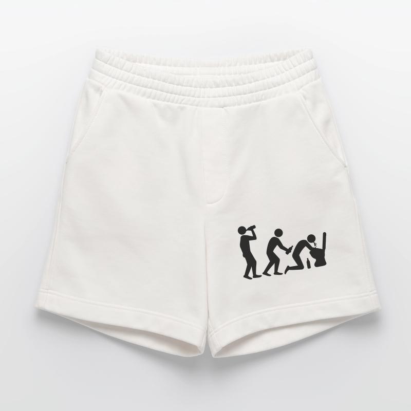 Drunken Evolution Heavyweight Shorts - made by SPREAD 