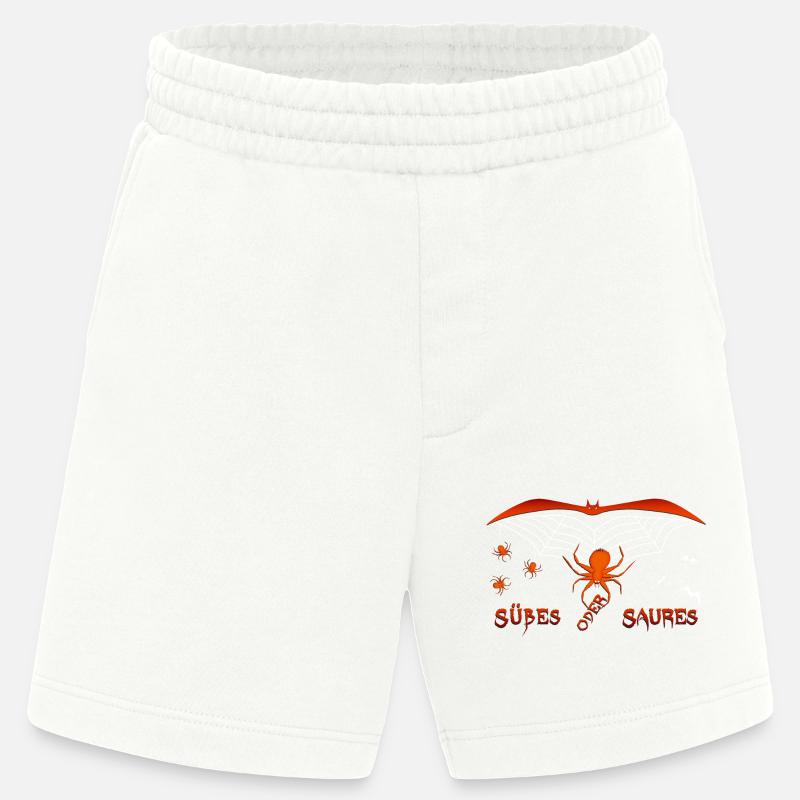 Süßes oder Saures Halloween - Heavyweight Shorts - made by SPREAD  - OFF WHITE
