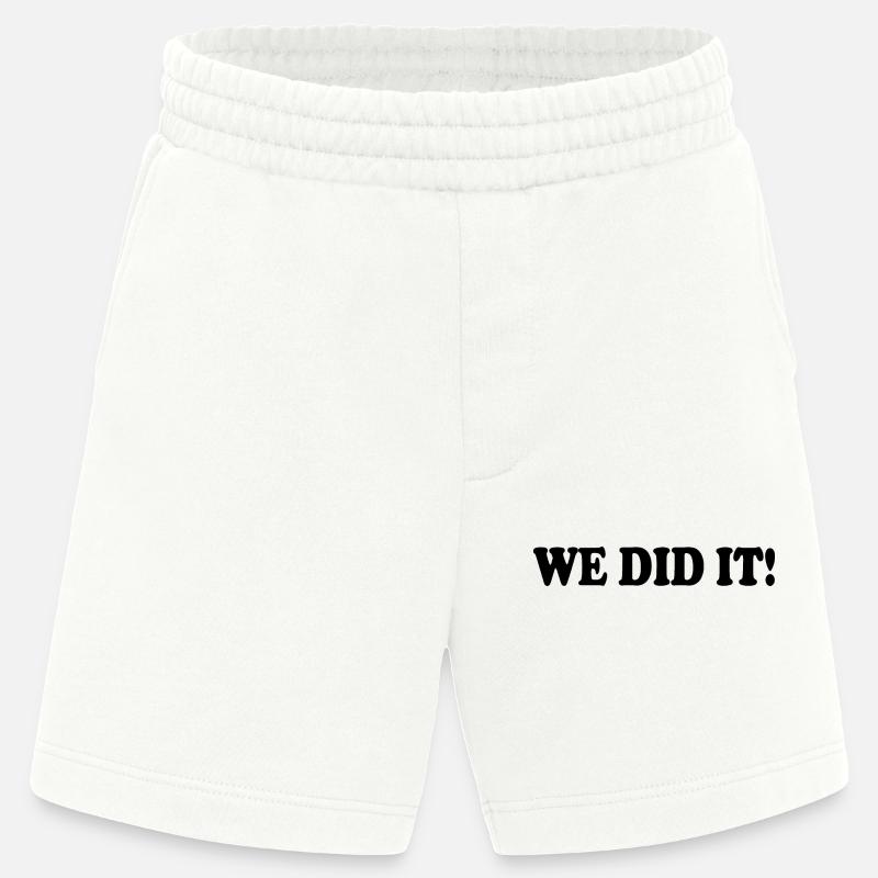 We did it - Short bio épais fabriqué en UE - OFF WHITE