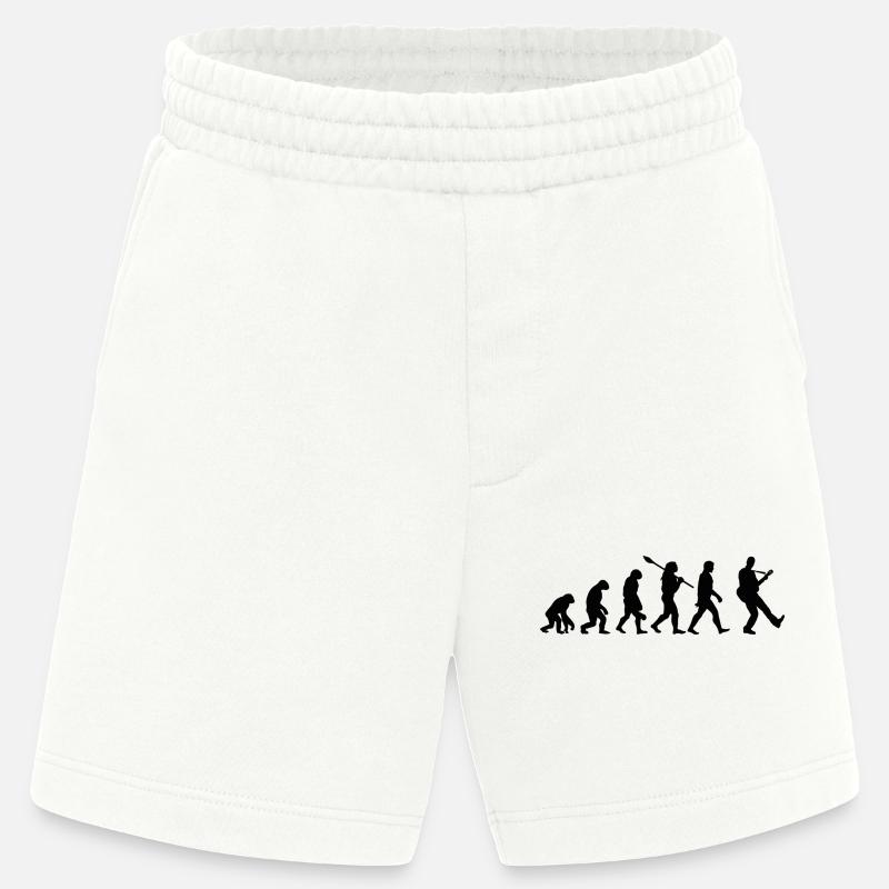 Guitare évolution - Short bio épais fabriqué en UE - OFF WHITE