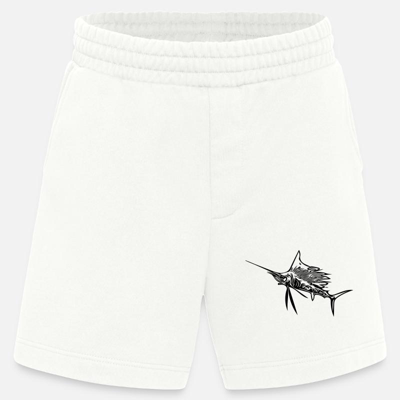 Wilder Schwertfisch Vector - Heavyweight Shorts - made by SPREAD - OFF WHITE