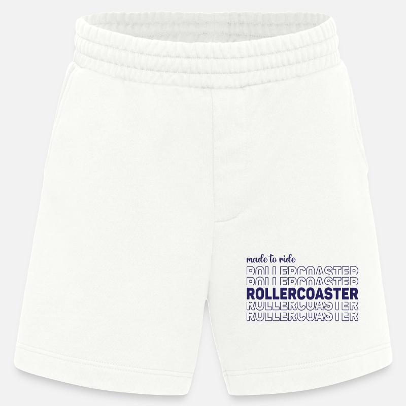 Made to ride rollercoaster - Heavyweight Shorts - made by SPREAD  - OFF WHITE