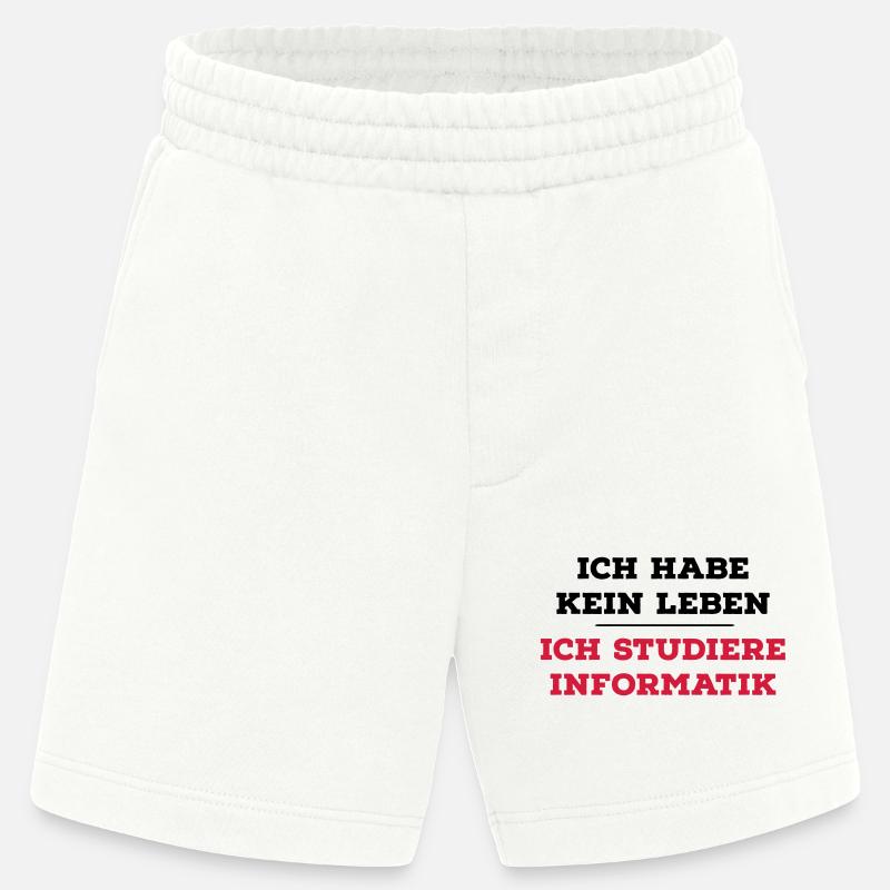computer scientist - Heavyweight Shorts - made by SPREAD  - OFF WHITE