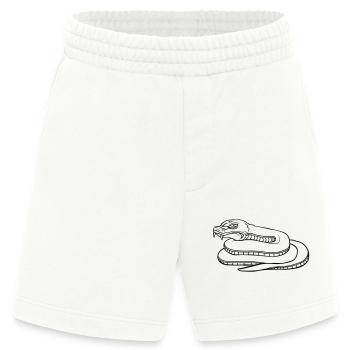 Gefährliche böse Schlange Design - Heavyweight Shorts - made by SPREAD  - OFF WHITE - Vorne