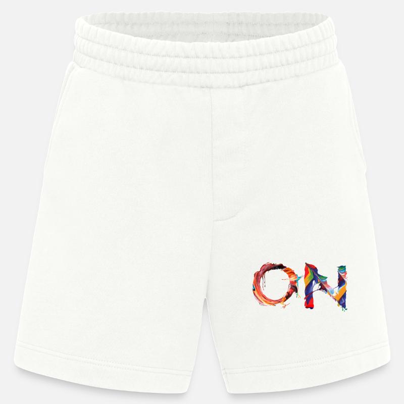 ON – Abstraktes Farbdesign mit Statement-Power - Heavyweight Shorts - made by SPREAD  - OFF WHITE