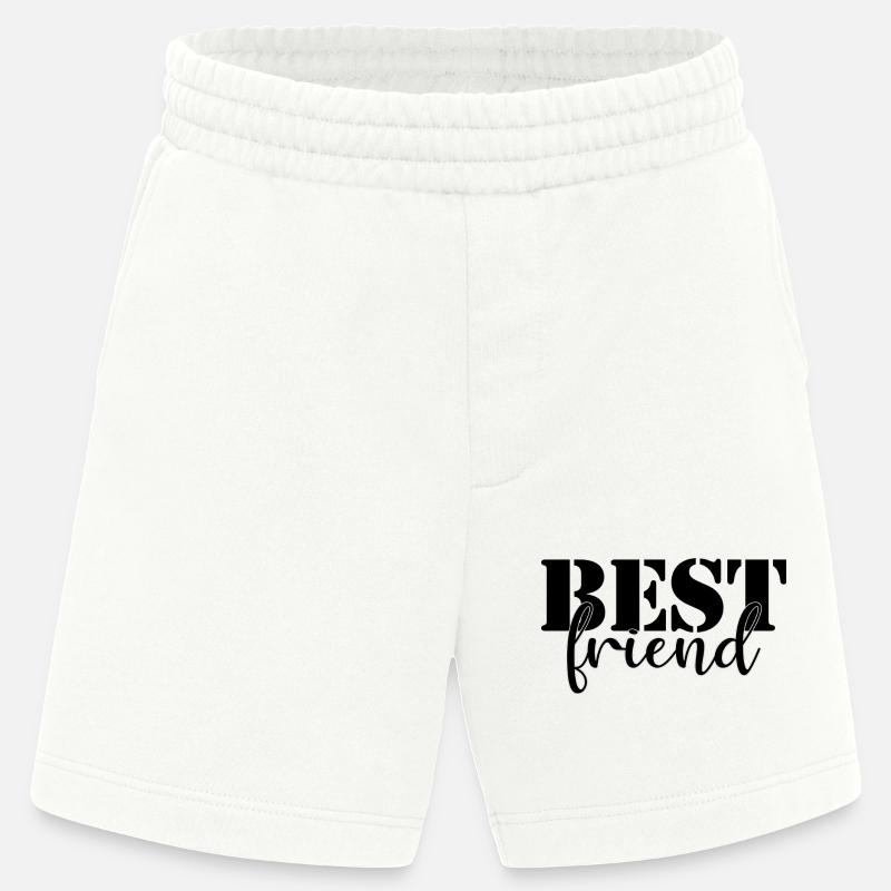 Bester Freund Hund - Heavyweight Shorts - made by SPREAD  - OFF WHITE