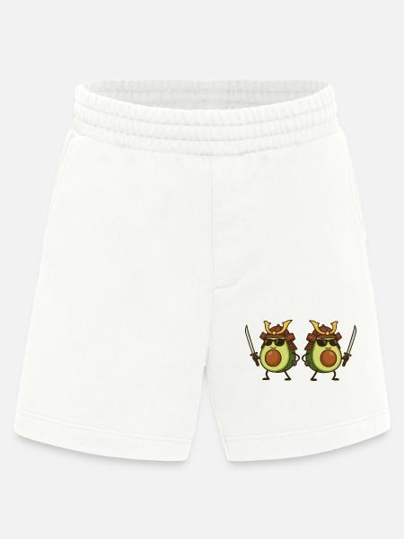 avocado samurai 2 - Heavyweight Shorts - made by SPREAD  - OFF WHITE