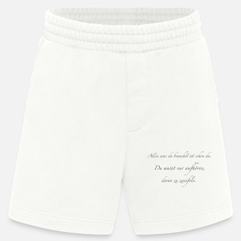 alles was du brauchst - Heavyweight Shorts - made by SPREAD  - OFF WHITE