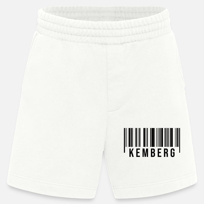 Kemberg Strichcode - Heavyweight Shorts - made by SPREAD  - OFF WHITE