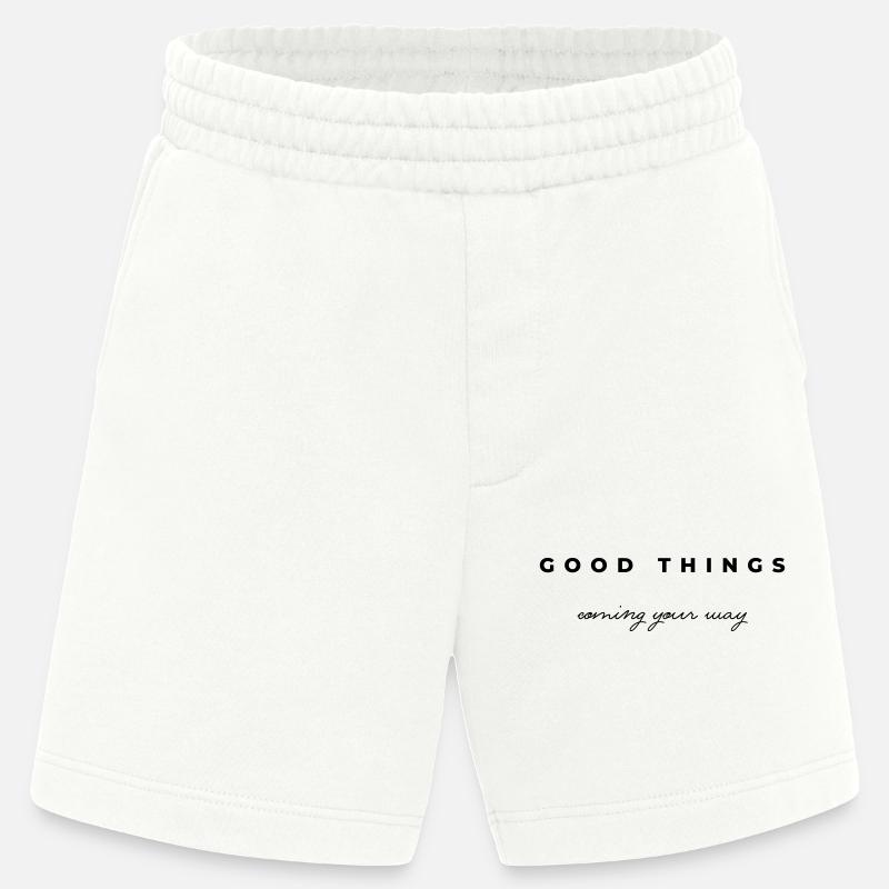 De bonnes choses à venir - Short bio épais fabriqué en UE - OFF WHITE