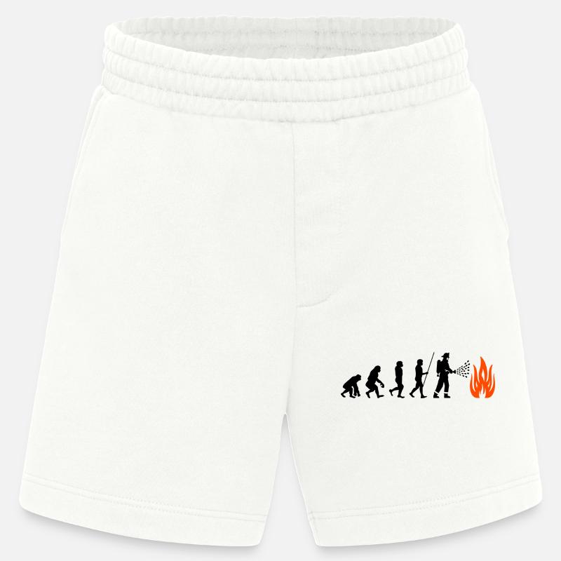 Feuerwehr Evolution - Heavyweight Shorts - made by SPREAD  - OFF WHITE