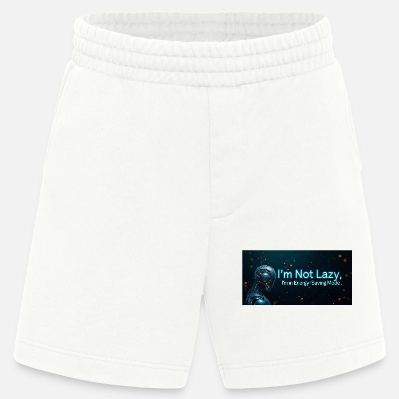 Nerd Code Énergie - Short bio épais fabriqué en UE - OFF WHITE