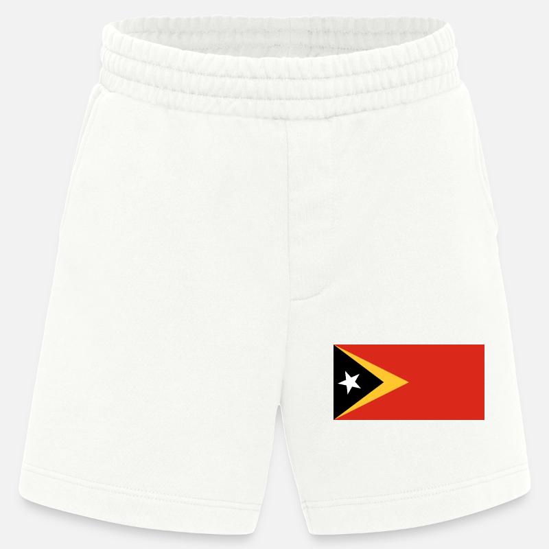 East Timor - Heavyweight Shorts - made by SPREAD  - OFF WHITE
