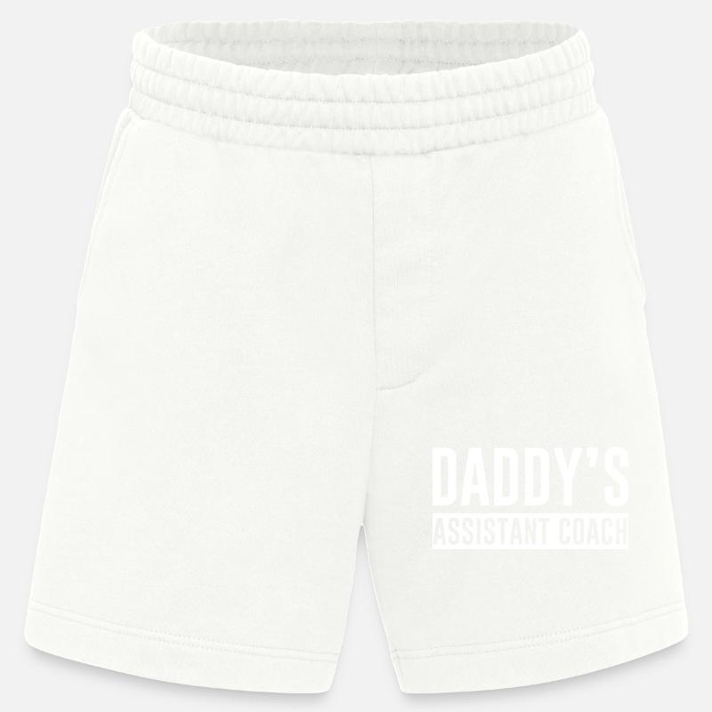 Daddy's Assistant Coach 2 - Heavyweight Shorts - made by SPREAD  - OFF WHITE