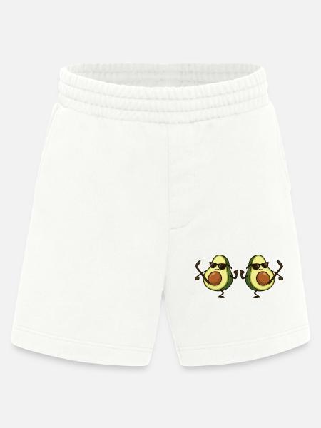 avocado karate 2 - Heavyweight Shorts - made by SPREAD - OFF WHITE