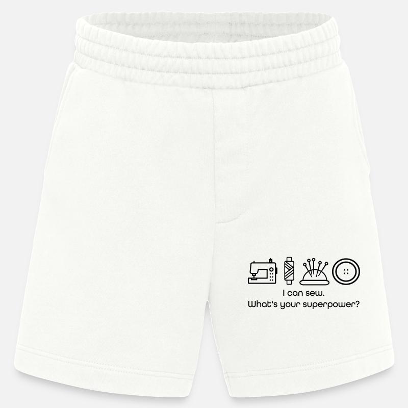 cousage - Short bio épais fabriqué en UE - OFF WHITE