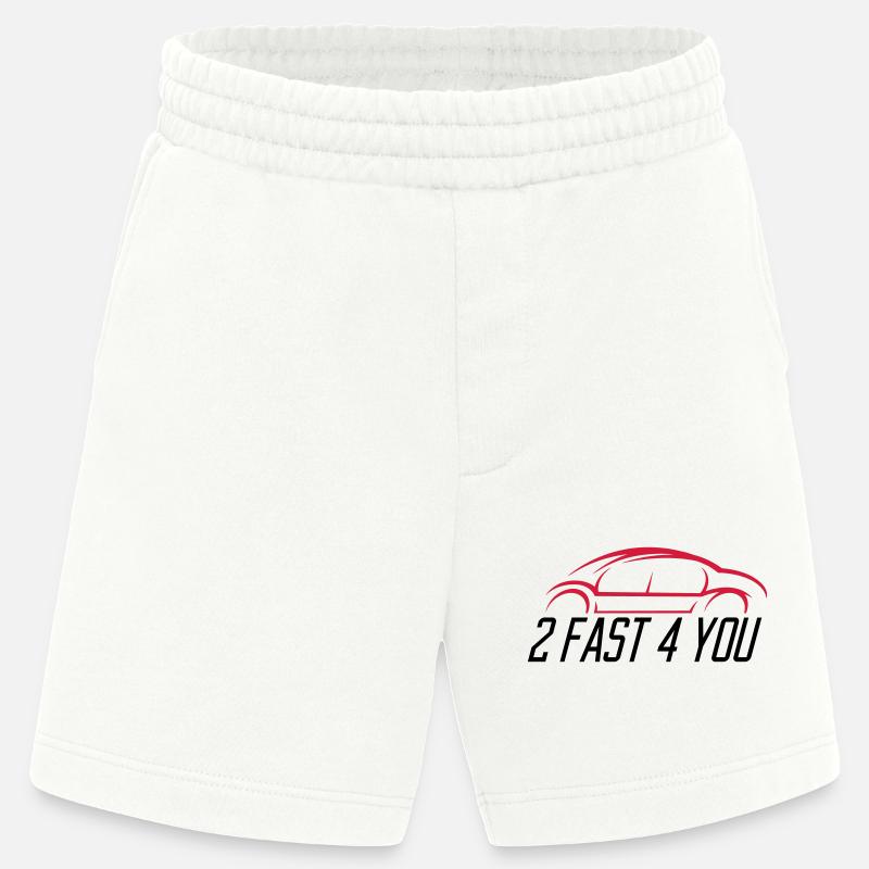 Auto 2 Fast - Heavyweight Shorts - made by SPREAD  - OFF WHITE