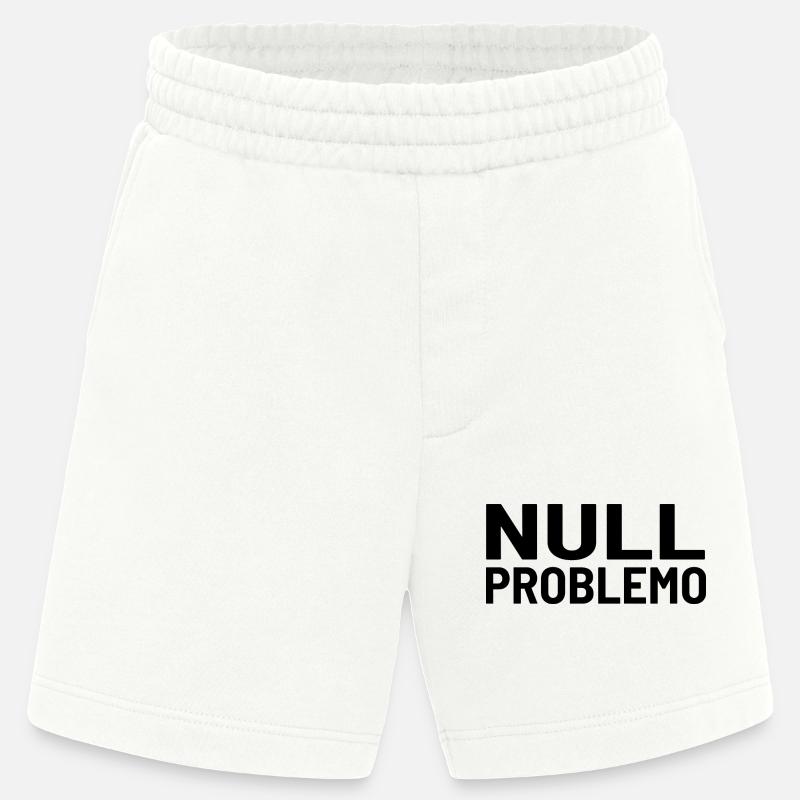 Null Problemo Kein Problem - Heavyweight Shorts - made by SPREAD  - OFF WHITE