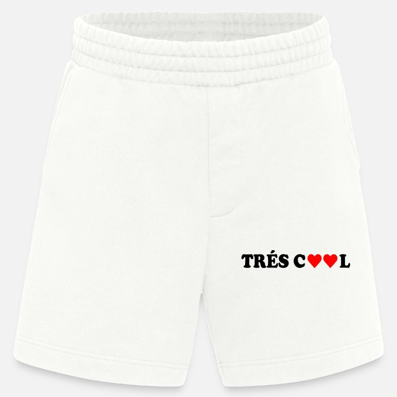 Tres cool - Short bio épais fabriqué en UE - OFF WHITE