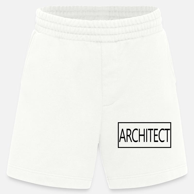 Architecte Fier étudiant architecte diplômé - Short bio épais fabriqué en UE - OFF WHITE